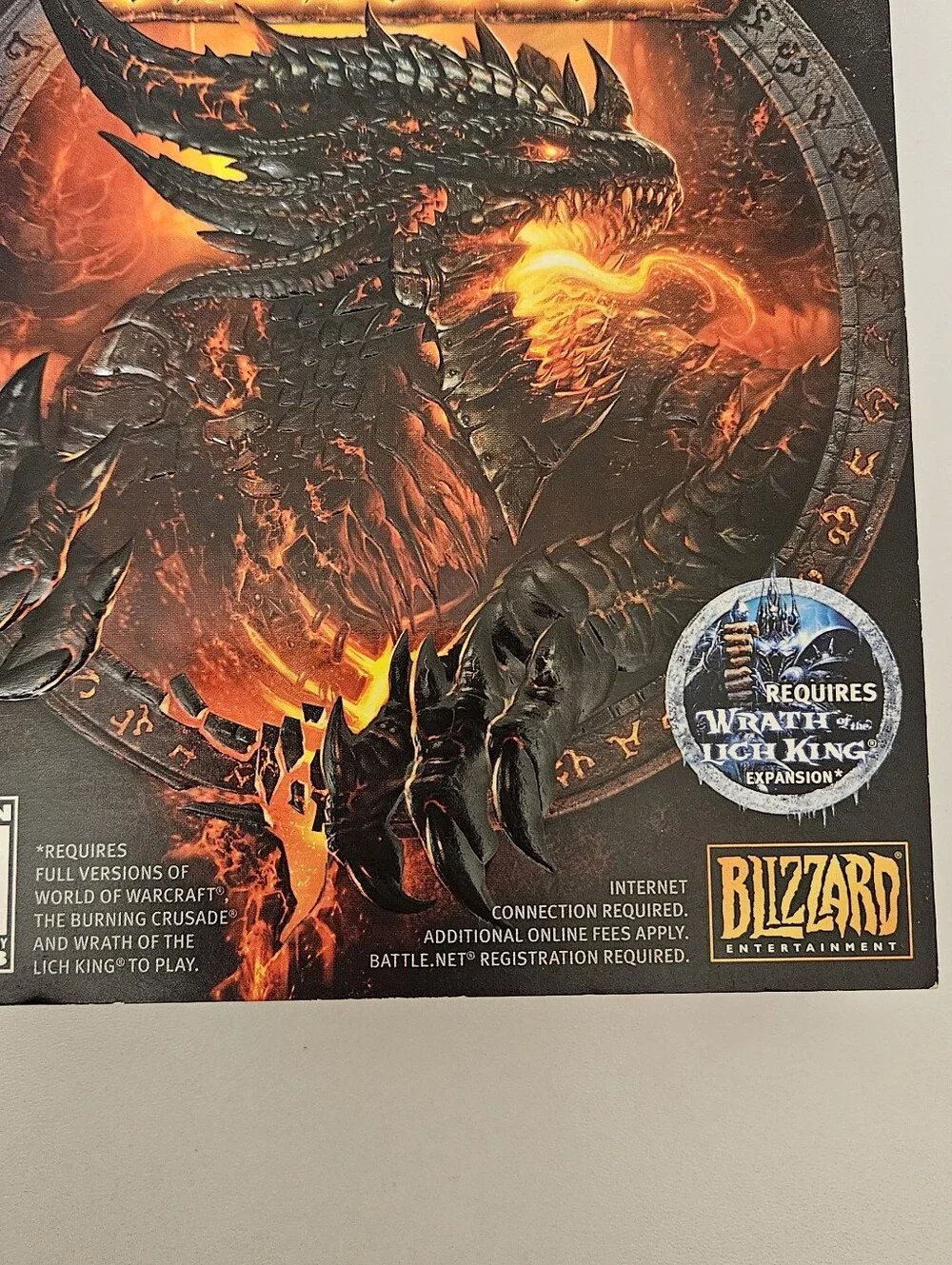 Blizzard World of Warcraft: Cataclysm Expansion Set 2010 Pc Fantasy Complete